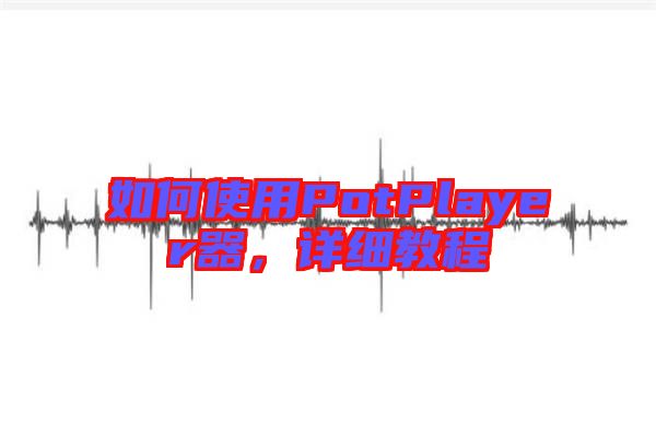 如何使用PotPlayer器，詳細(xì)教程