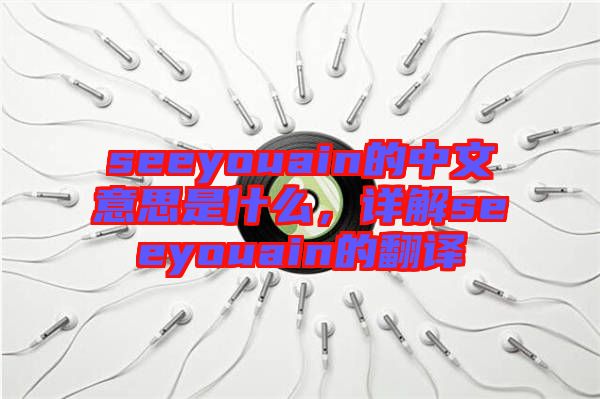 seeyouain的中文意思是什么，詳解seeyouain的翻譯