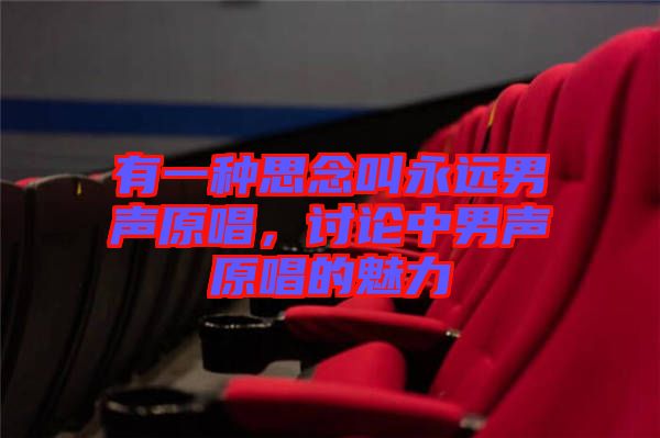 有一種思念叫永遠男聲原唱，討論中男聲原唱的魅力