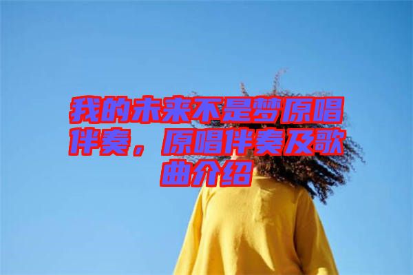 我的未來不是夢原唱伴奏，原唱伴奏及歌曲介紹