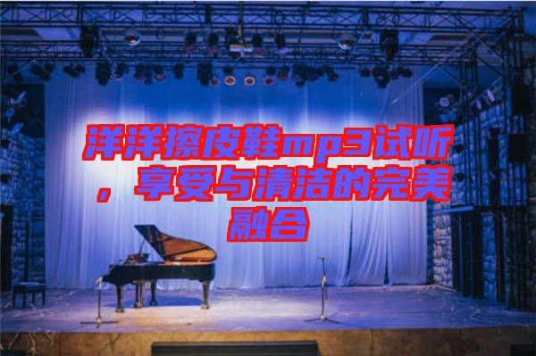 洋洋擦皮鞋mp3試聽，享受與清潔的完美融合