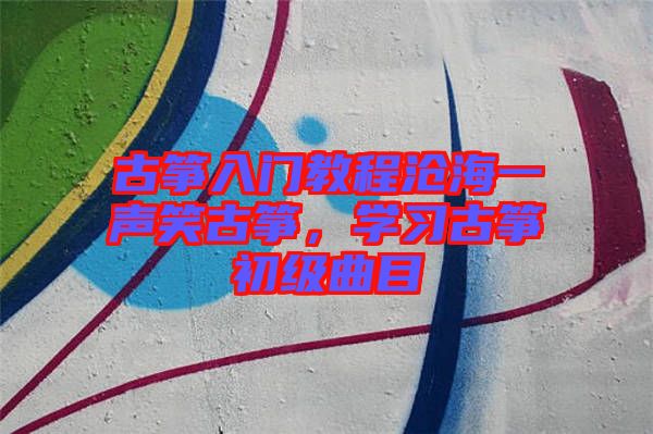 古箏入門教程滄海一聲笑古箏，學(xué)習(xí)古箏初級曲目