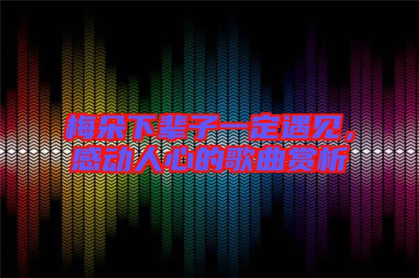 梅朵下輩子一定遇見，感動人心的歌曲賞析