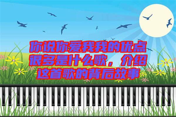 你說你愛我我的優(yōu)點很多是什么歌，介紹這首歌的背后故事