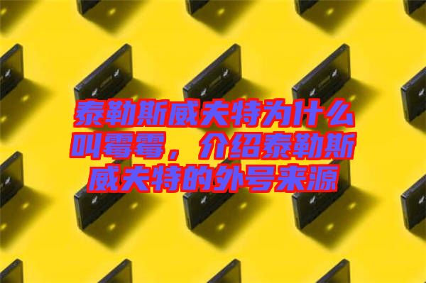 泰勒斯威夫特為什么叫霉霉，介紹泰勒斯威夫特的外號來源