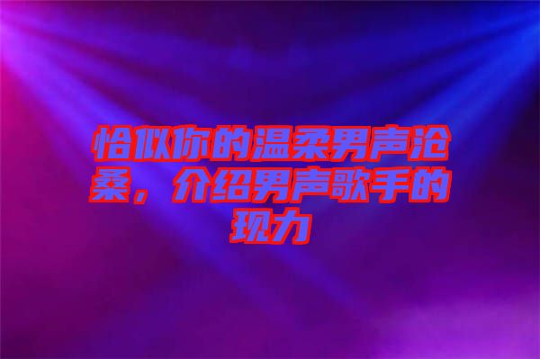 恰似你的溫柔男聲滄桑，介紹男聲歌手的現(xiàn)力