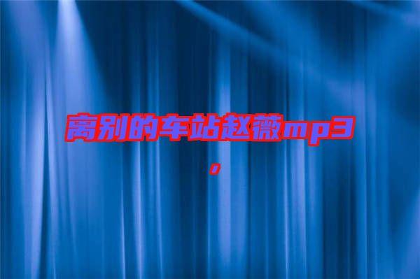 離別的車(chē)站趙薇mp3，