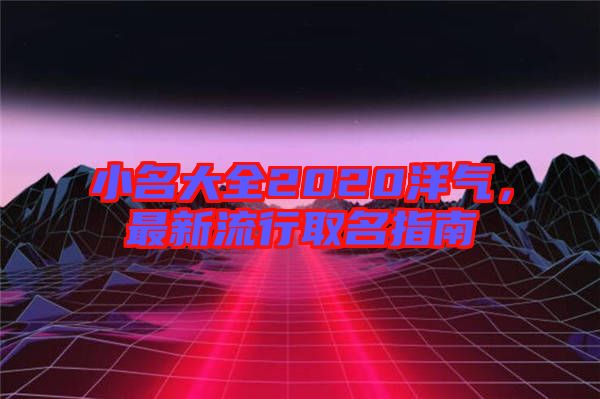 小名大全2020洋氣，最新流行取名指南