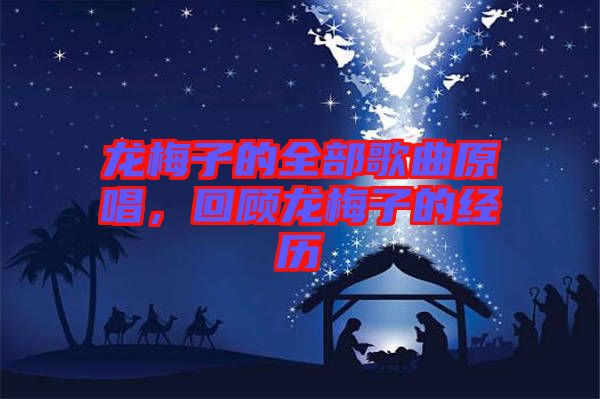 龍梅子的全部歌曲原唱，回顧龍梅子的經(jīng)歷