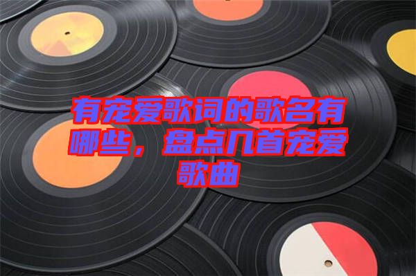 有寵愛(ài)歌詞的歌名有哪些，盤點(diǎn)幾首寵愛(ài)歌曲