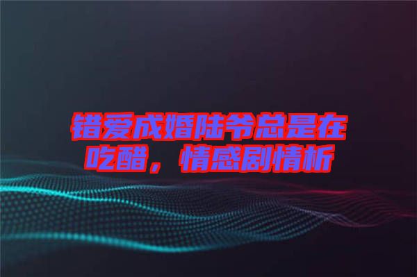 錯愛成婚陸爺總是在吃醋，情感劇情析