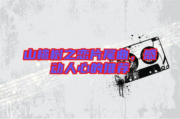 山楂樹之戀片尾曲，感動人心的推薦