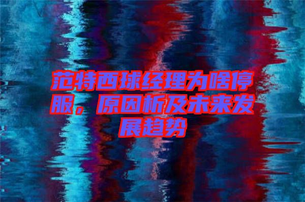 范特西球經(jīng)理為啥停服，原因析及未來發(fā)展趨勢