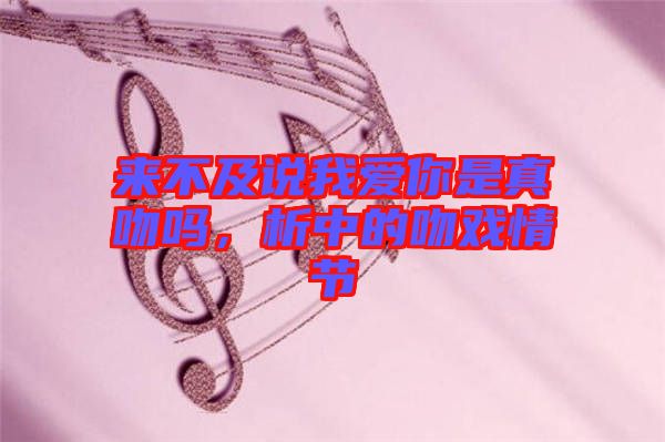來(lái)不及說(shuō)我愛(ài)你是真吻嗎，析中的吻戲情節(jié)