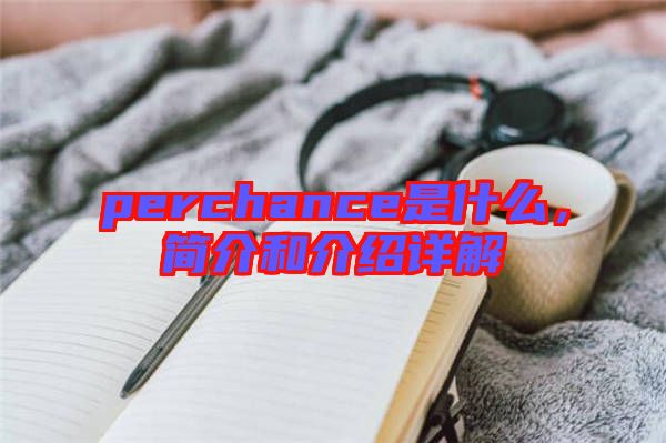 perchance是什么，簡(jiǎn)介和介紹詳解