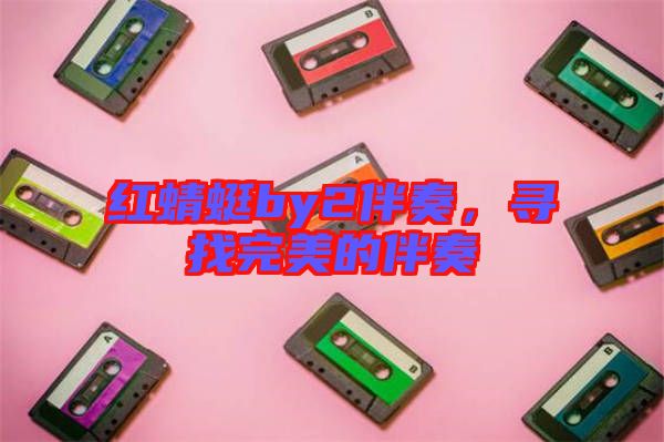 紅蜻蜓by2伴奏，尋找完美的伴奏
