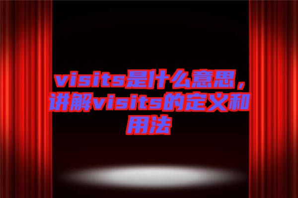 visits是什么意思，講解visits的定義和用法