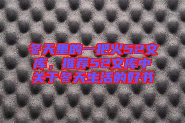 冬天里的一把火52文庫，推薦52文庫中關(guān)于冬天生活的好書
