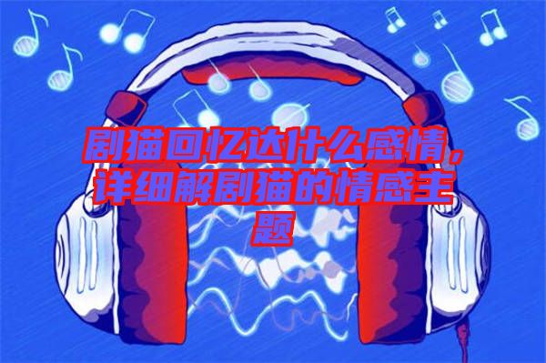 劇貓回憶達(dá)什么感情，詳細(xì)解劇貓的情感主題