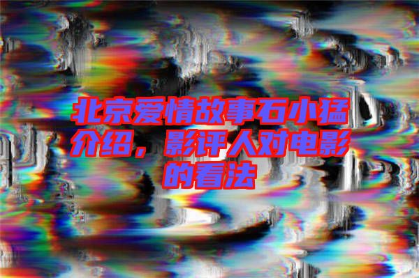 北京愛(ài)情故事石小猛介紹，影評(píng)人對(duì)電影的看法