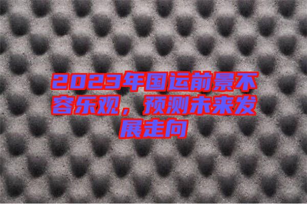 2023年國運前景不容樂觀，預(yù)測未來發(fā)展走向