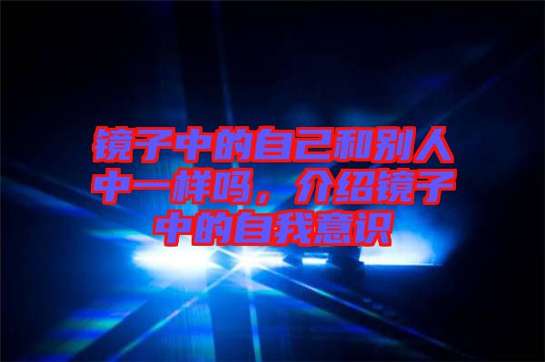 鏡子中的自己和別人中一樣嗎，介紹鏡子中的自我意識(shí)