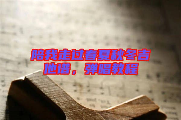 陪我走過(guò)春夏秋冬吉他譜，彈唱教程