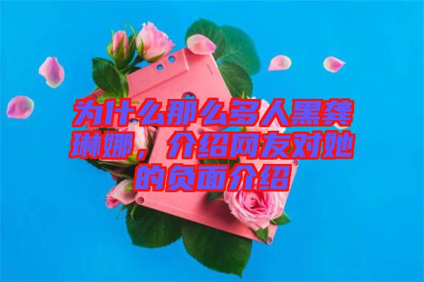 為什么那么多人黑龔琳娜，介紹網(wǎng)友對(duì)她的負(fù)面介紹