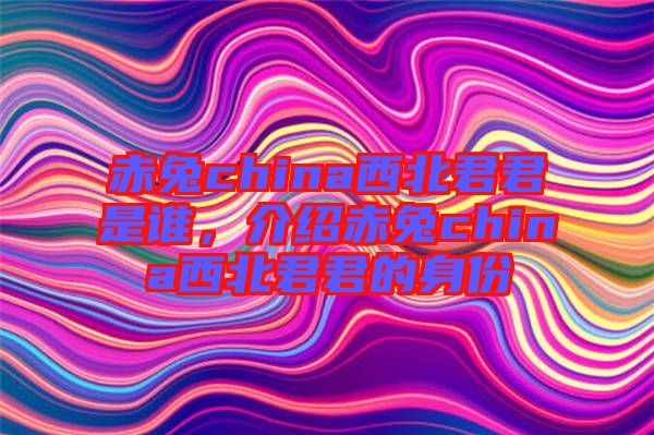 赤兔china西北君君是誰(shuí)，介紹赤兔china西北君君的身份
