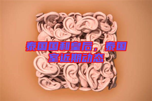 泰國國和皇后，泰國室近期動態(tài)