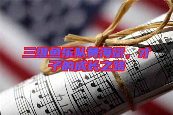 三維魚樂隊(duì)黃海斌，才子的成長之路