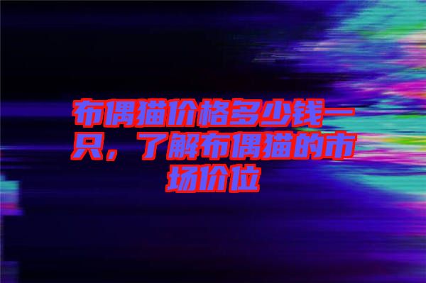布偶貓價格多少錢一只，了解布偶貓的市場價位