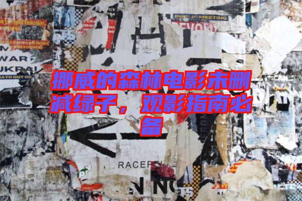 挪威的森林電影未刪減綠子，觀影指南必備