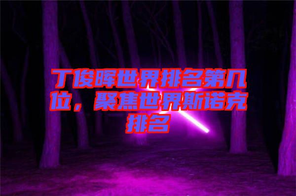 丁俊暉世界排名第幾位，聚焦世界斯諾克排名