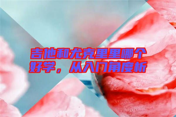 吉他和尤克里里哪個好學，從入門角度析