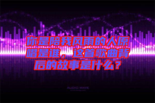 你是陪我風(fēng)雨的人原唱是誰，這首歌曲背后的故事是什么？