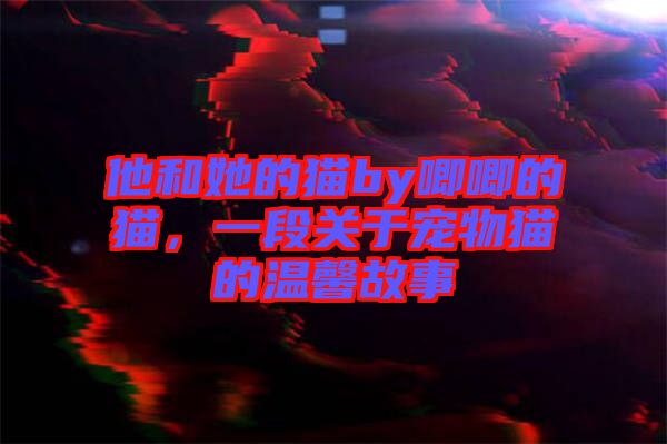 他和她的貓by唧唧的貓，一段關(guān)于寵物貓的溫馨故事