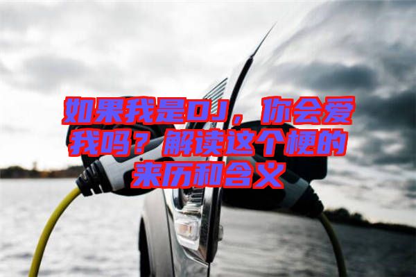 如果我是DJ，你會愛我嗎？解讀這個梗的來歷和含義