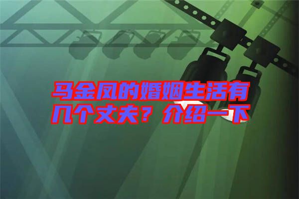 馬金鳳的婚姻生活有幾個(gè)丈夫？介紹一下