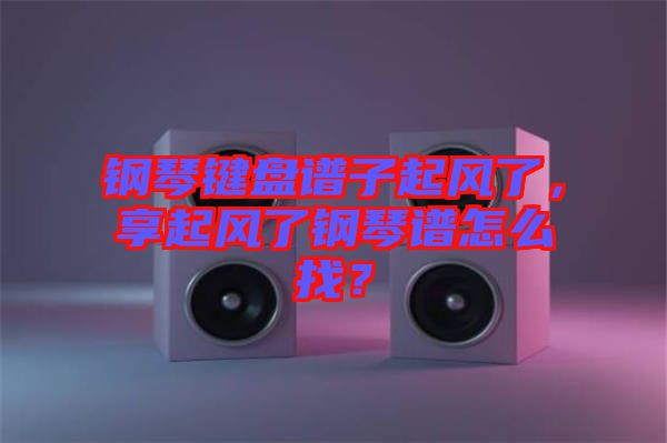 鋼琴鍵盤譜子起風(fēng)了，享起風(fēng)了鋼琴譜怎么找？