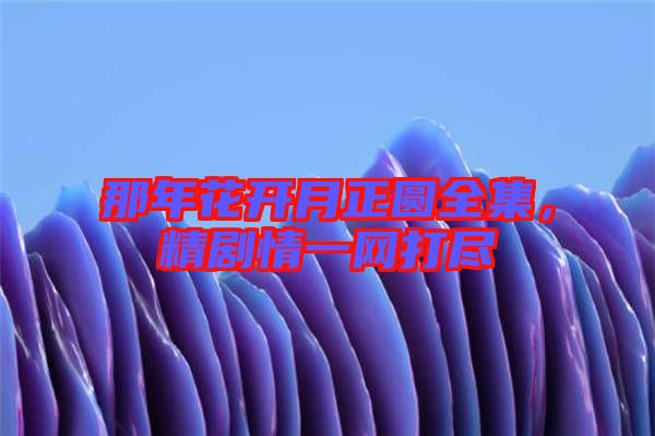 那年花開(kāi)月正圓全集，精劇情一網(wǎng)打盡