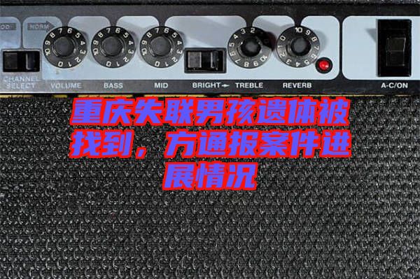重慶失聯(lián)男孩遺體被找到，方通報案件進(jìn)展情況