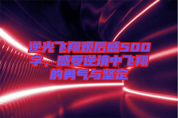 逆光飛翔觀后感500字，感受逆境中飛翔的勇氣與堅定